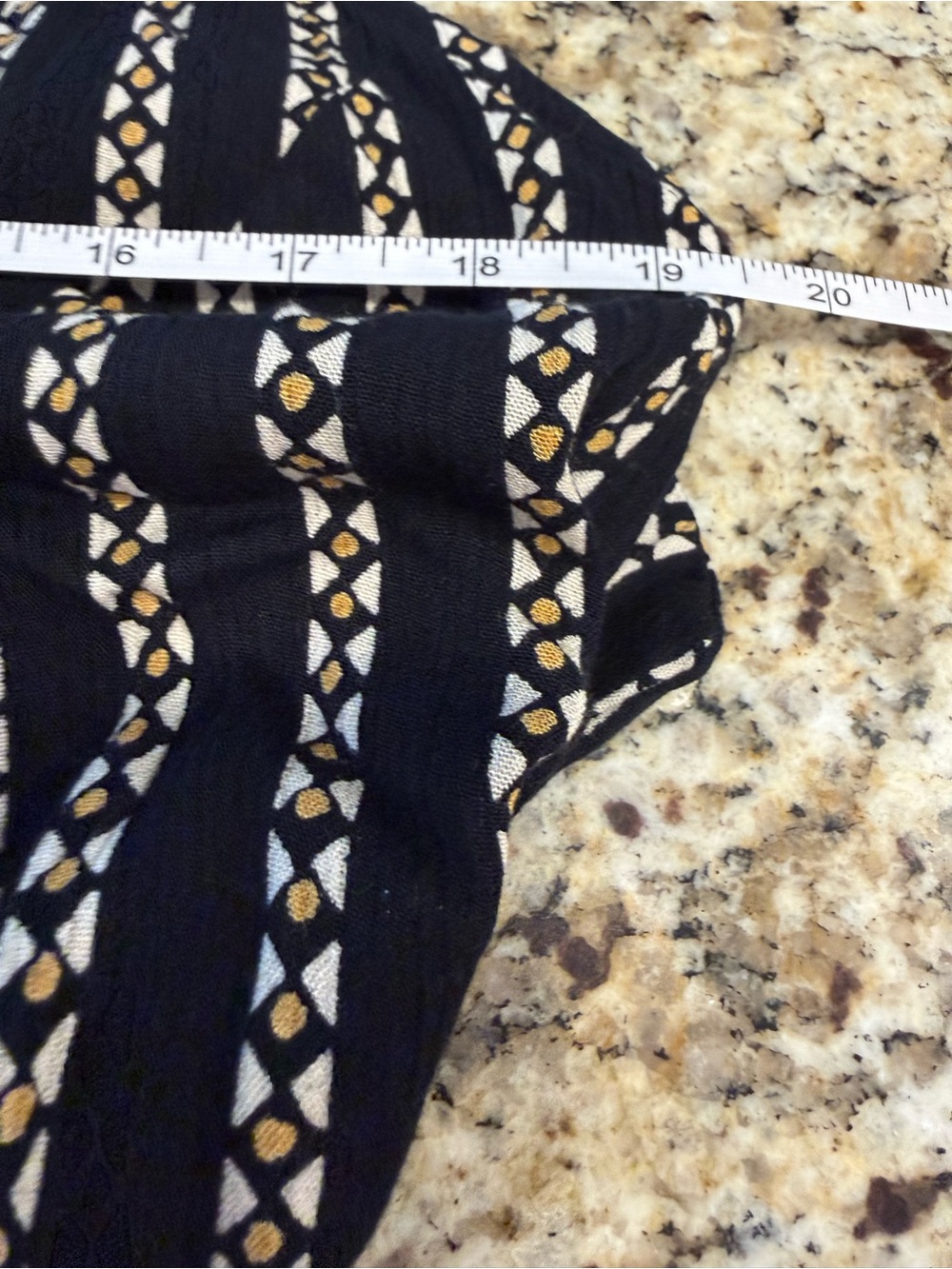 Billabong boho chic black geometric striped crop wide leg jumpsuit M - Picture 8 of 14